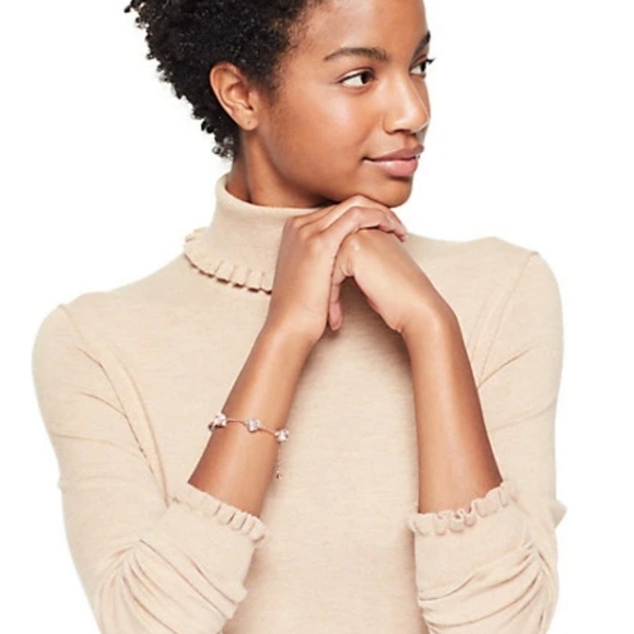 NEW Kate Spade Lady Marmalade Bracelet Rose Gold Classic Designer Celeb Style - Picture 2 of 15